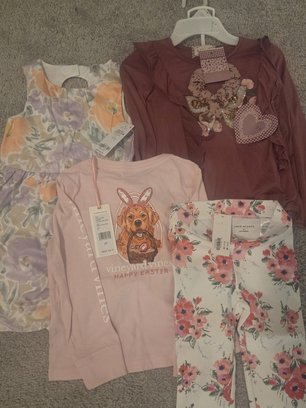 Lot Of 4T Girls Clothing. All Are BNWT